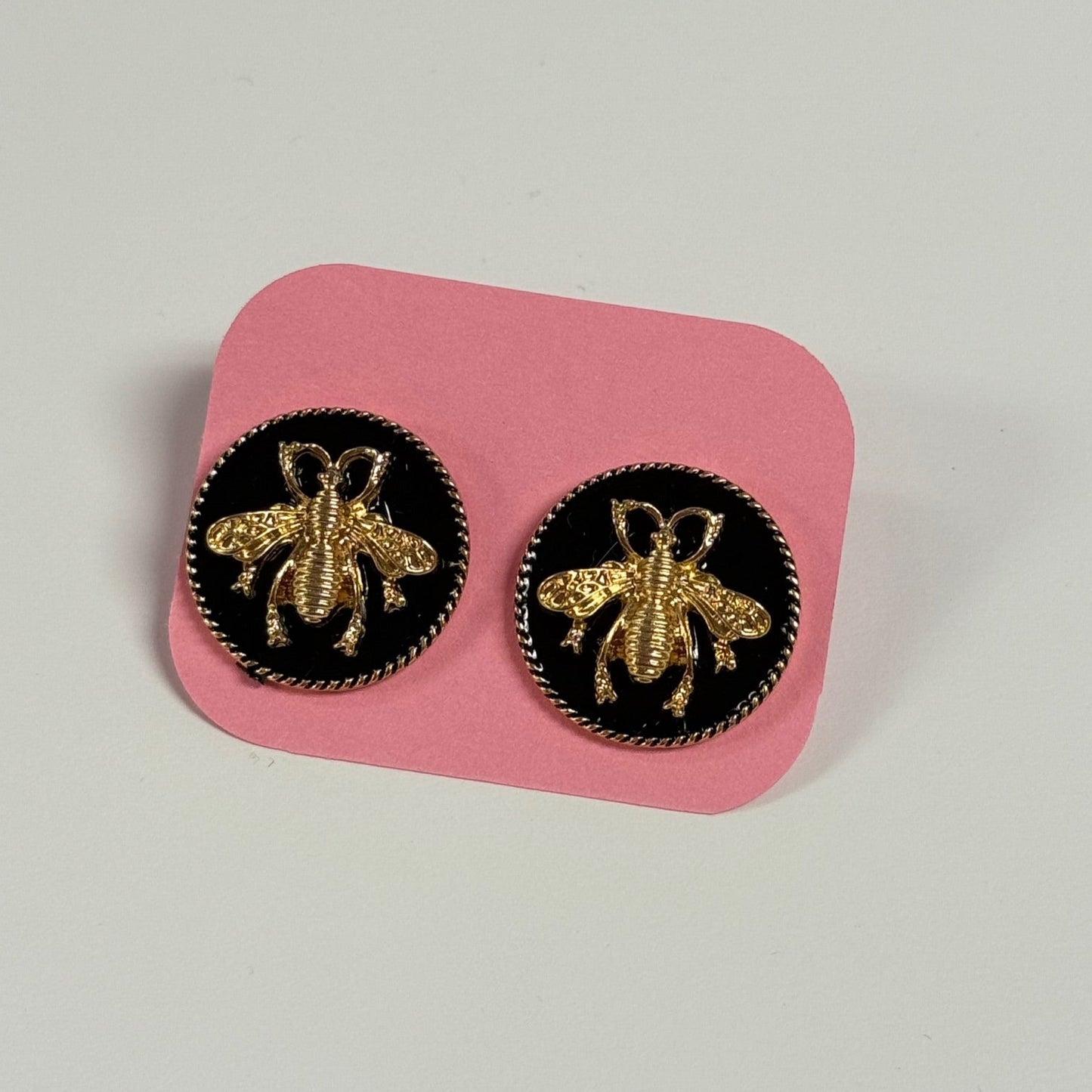 Queen Bee Stud Earrings (1 Inch)