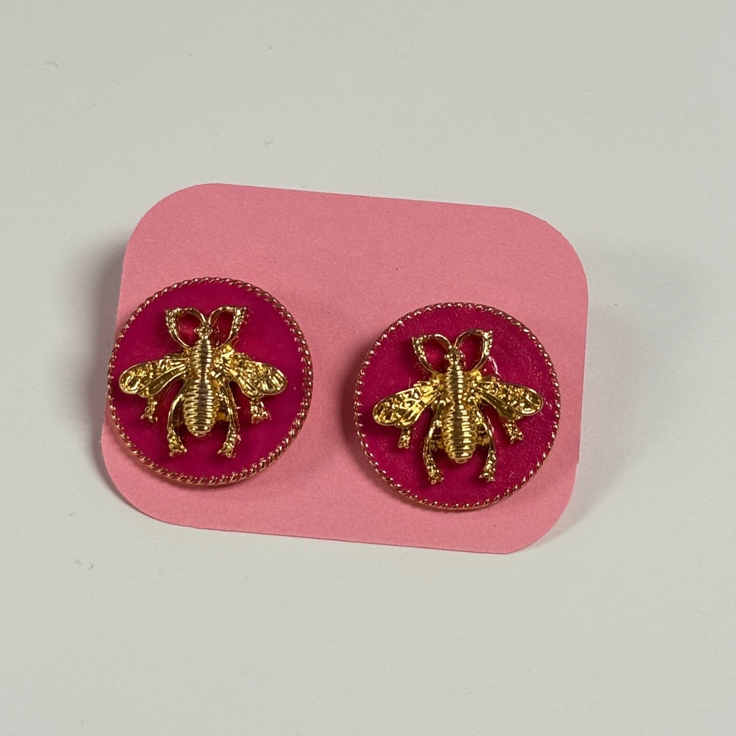 Queen Bee Stud Earrings (1 Inch)