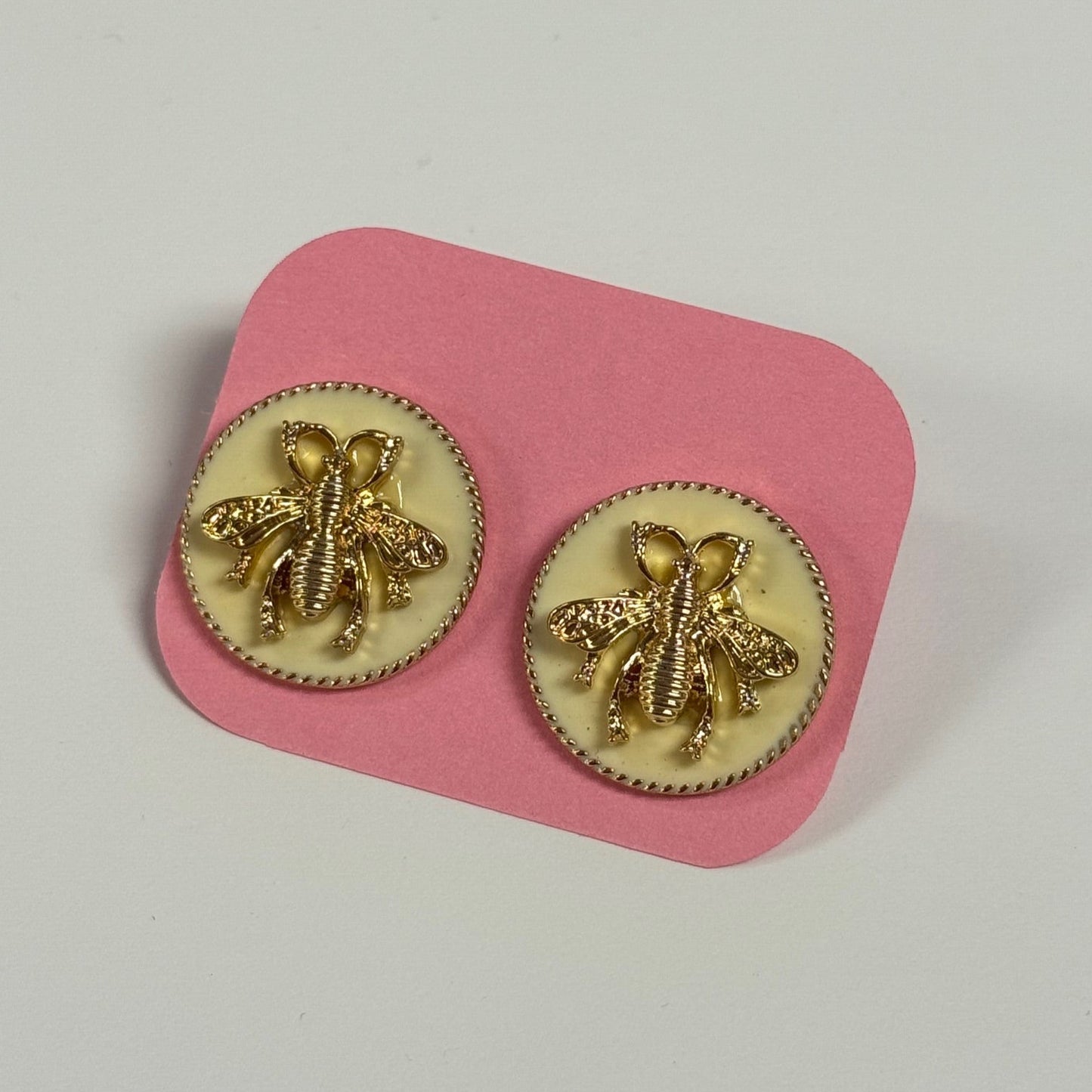 Queen Bee Stud Earrings (1 Inch)
