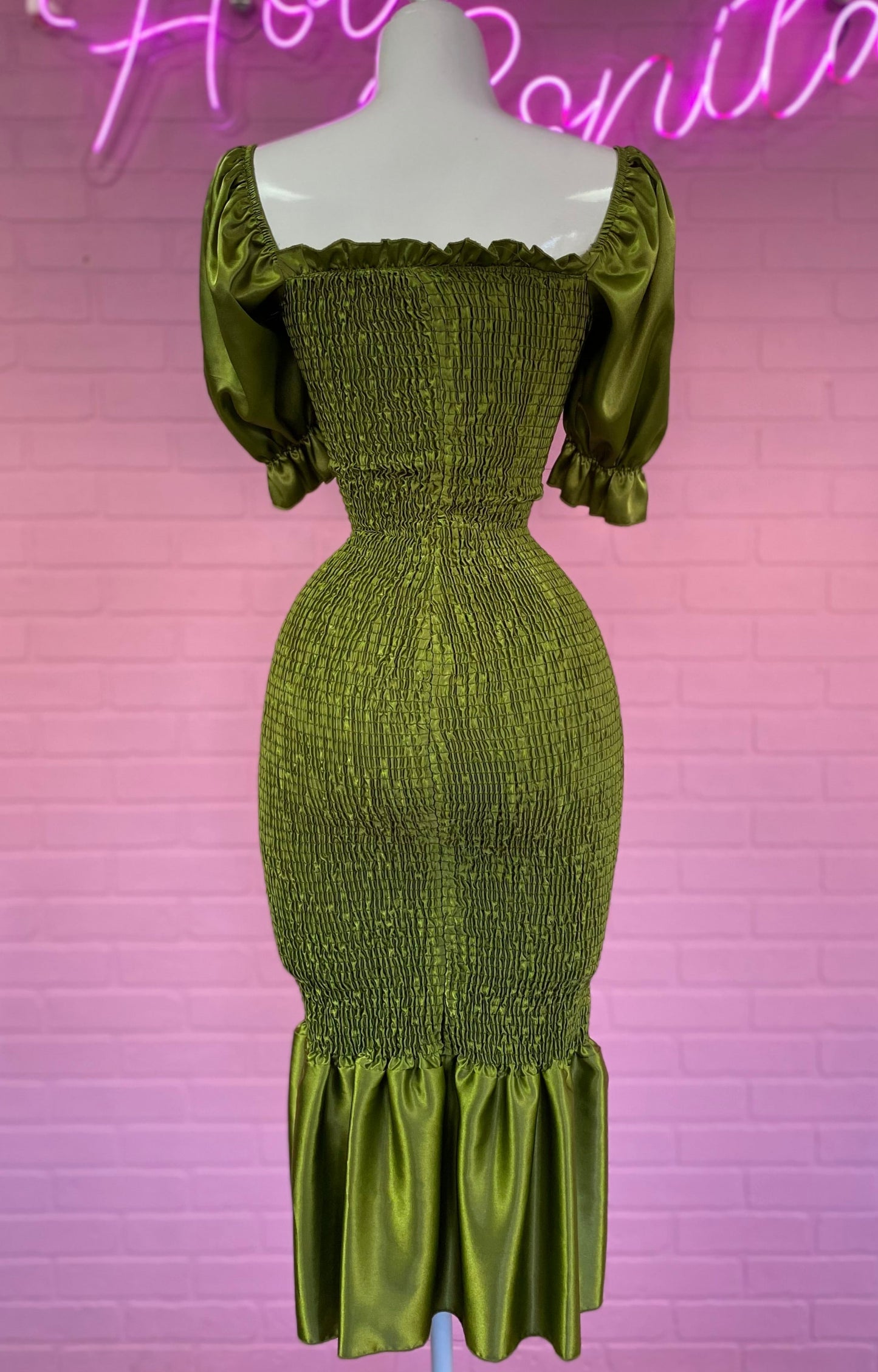 Olive Green Maxi Dress