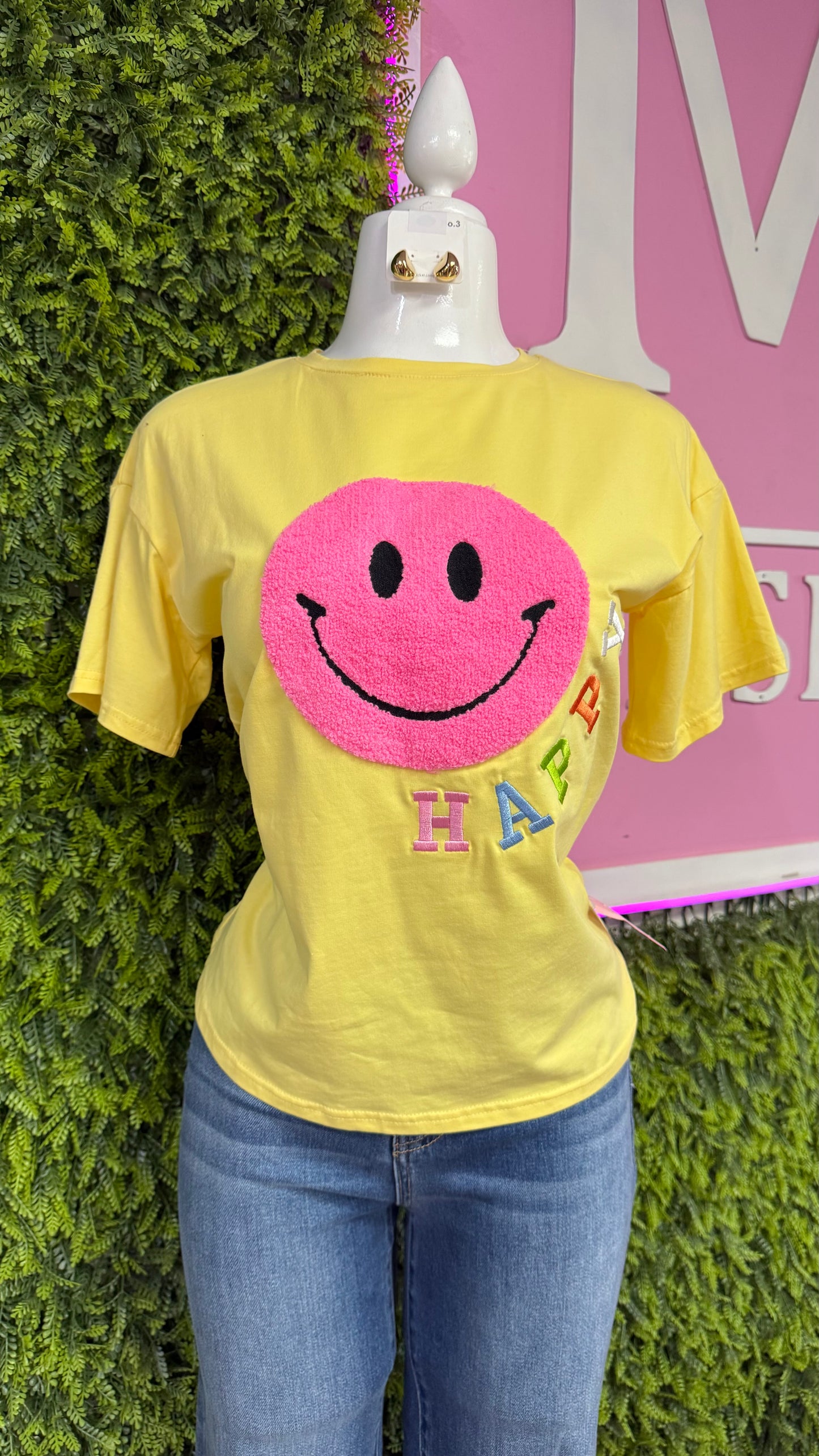 Yellow Graphic T-Shirt