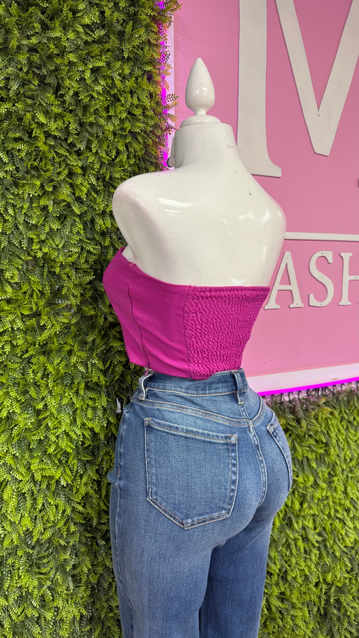 Magenta Tube Top