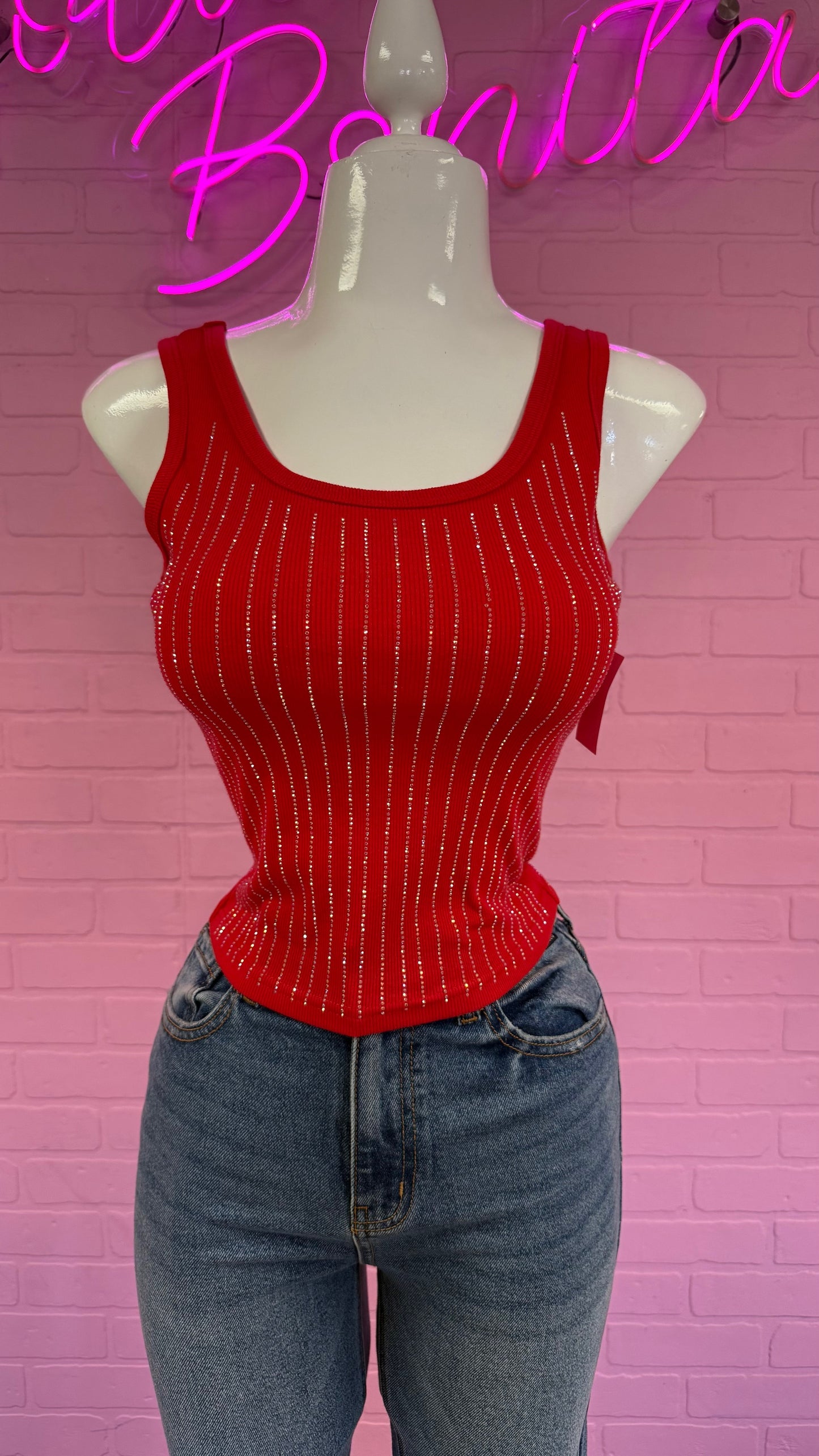 Rhinestone Top