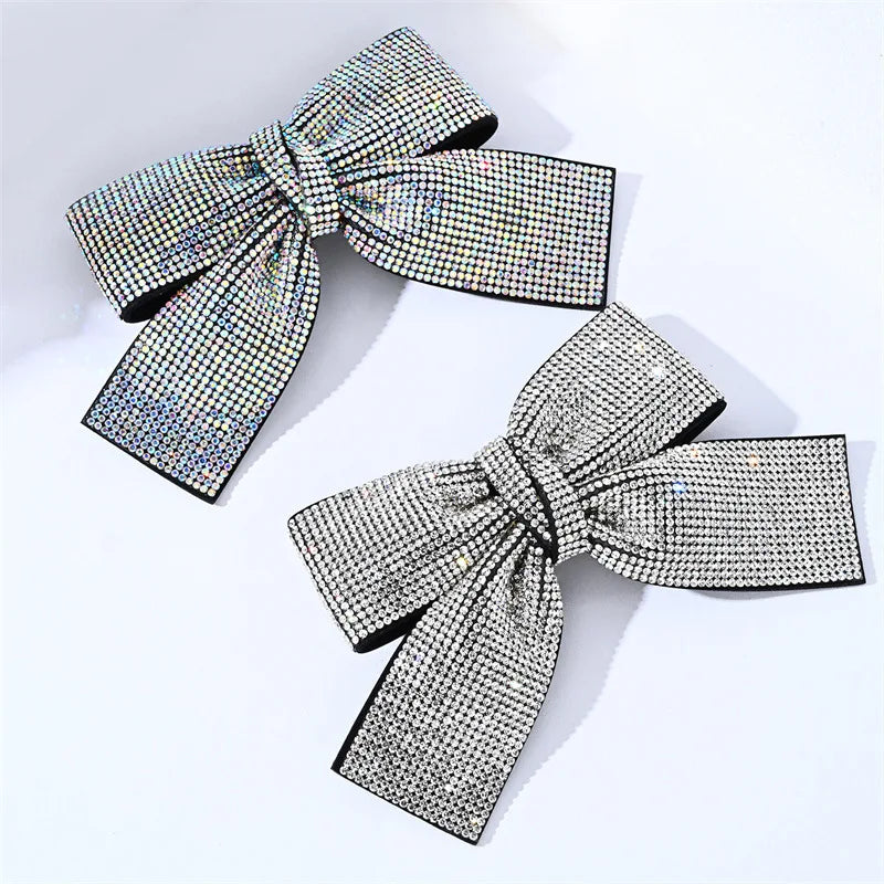 Rhinestone Clip Bow