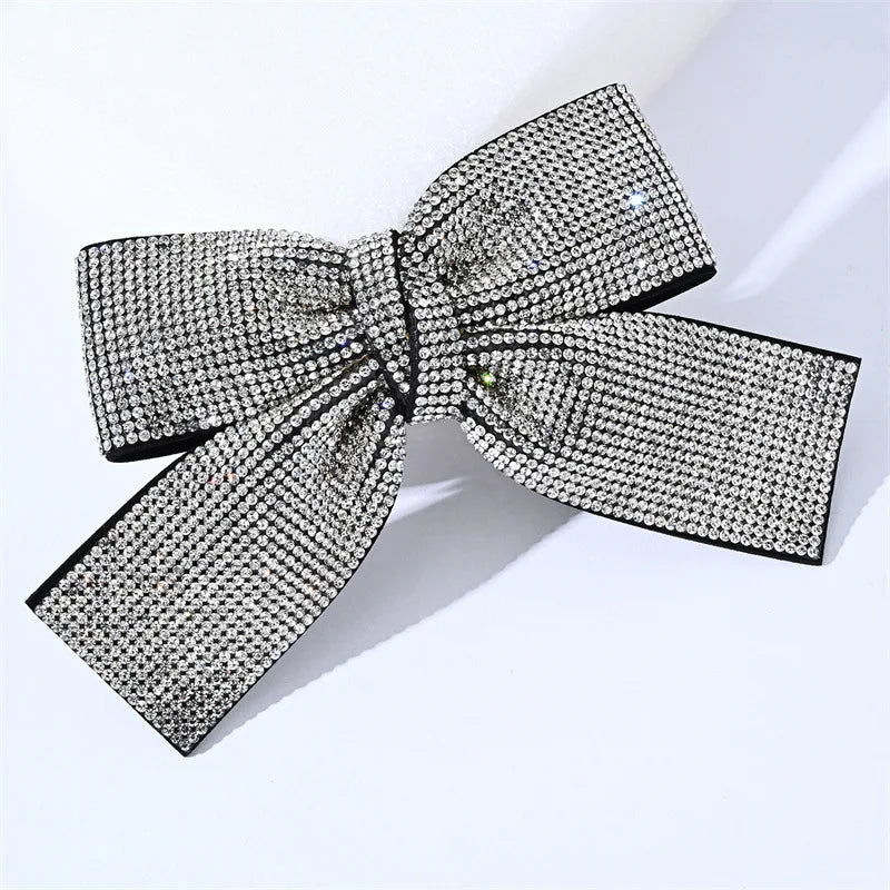Rhinestone Clip Bow