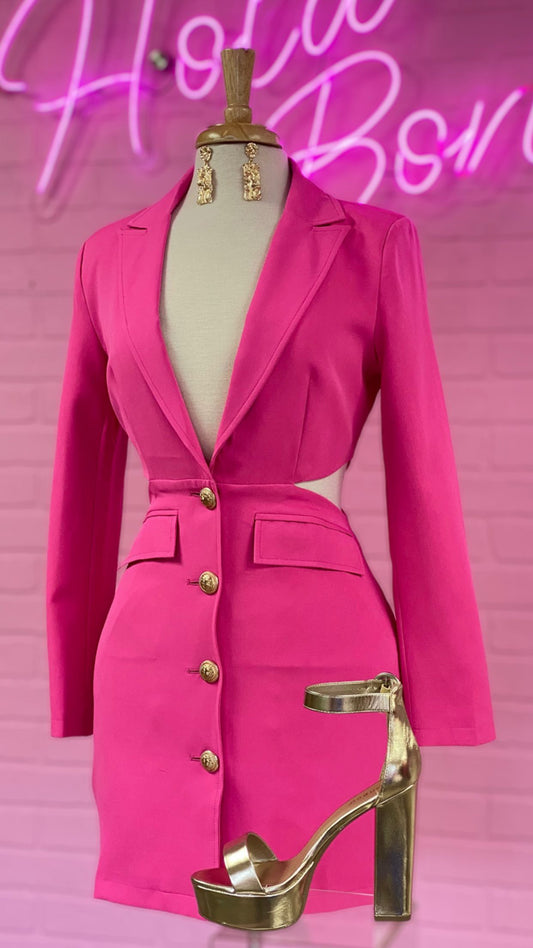 Blazer Cut Out Dress