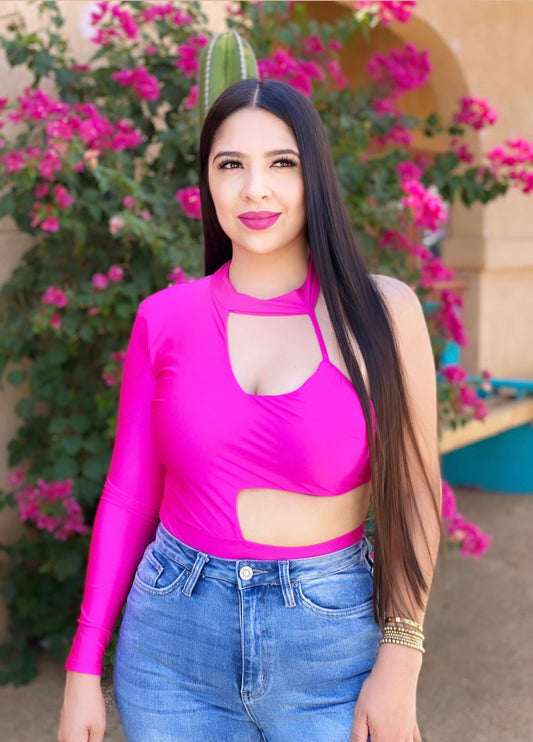 Hot Pink Bodysuit