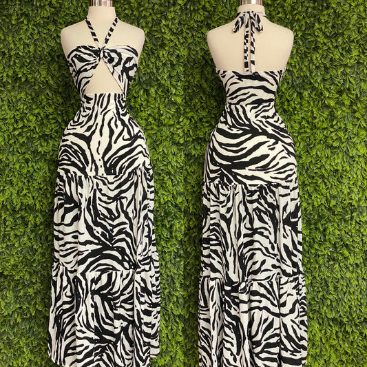 Animal Print Maxi Dress