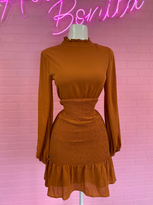 Mock Neck Dress