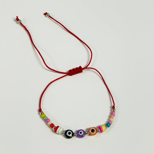 Multicolor Evil Eye Bracelet