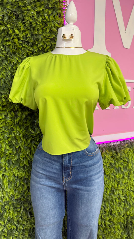 Lime Green Top