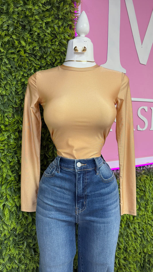 Nude Lycra Bodysuit