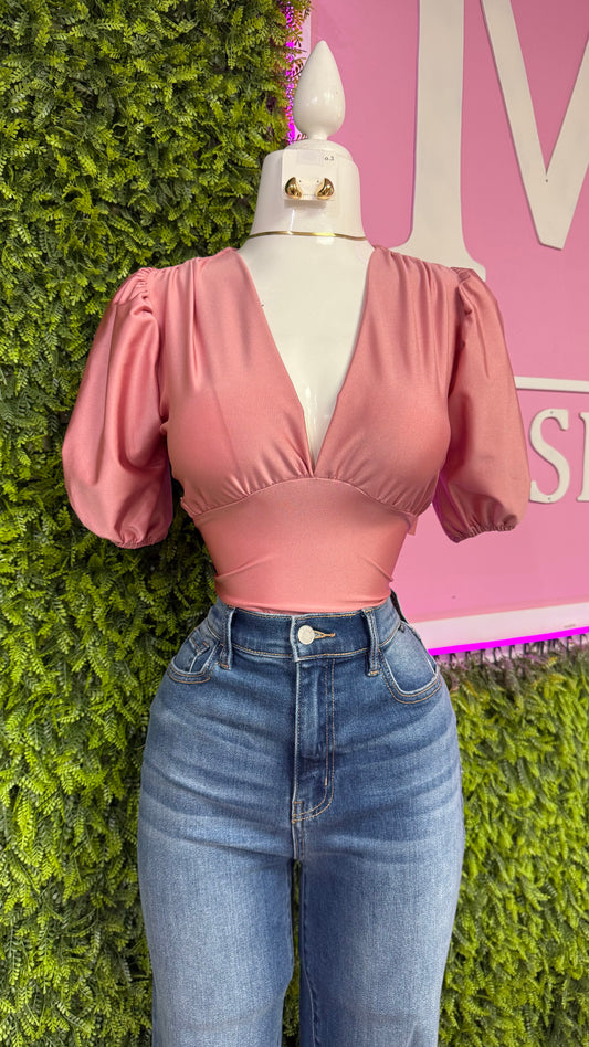 Satin Lycra Bodysuit