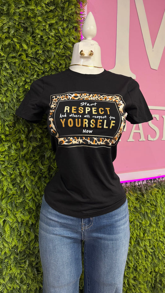 Black Graphic T-Shirt