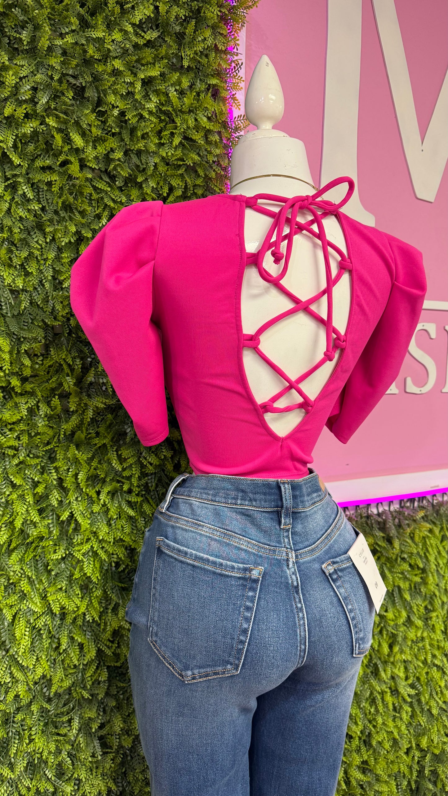Neon Pink Top