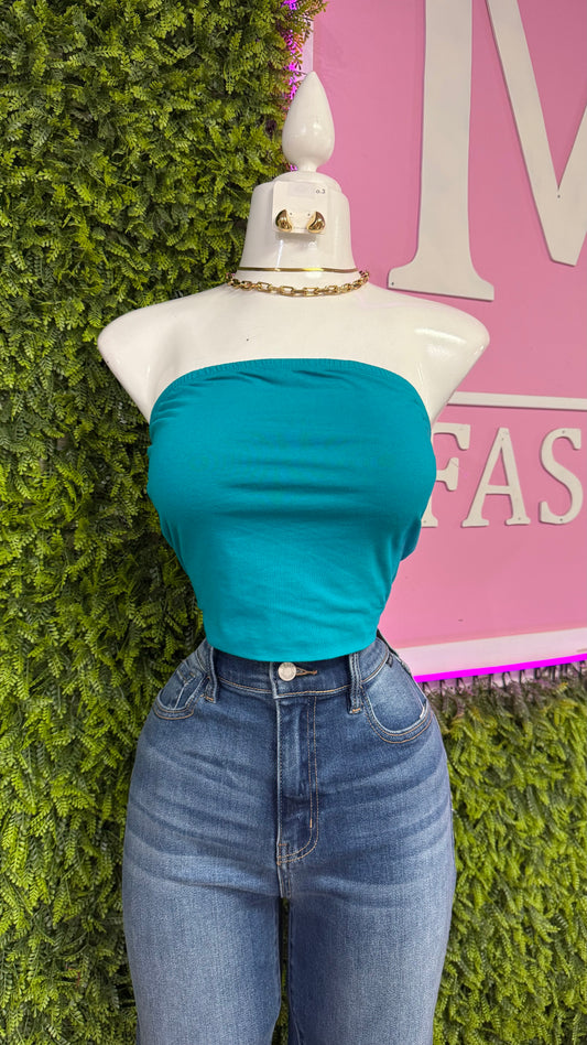 Turquoise Tube Top