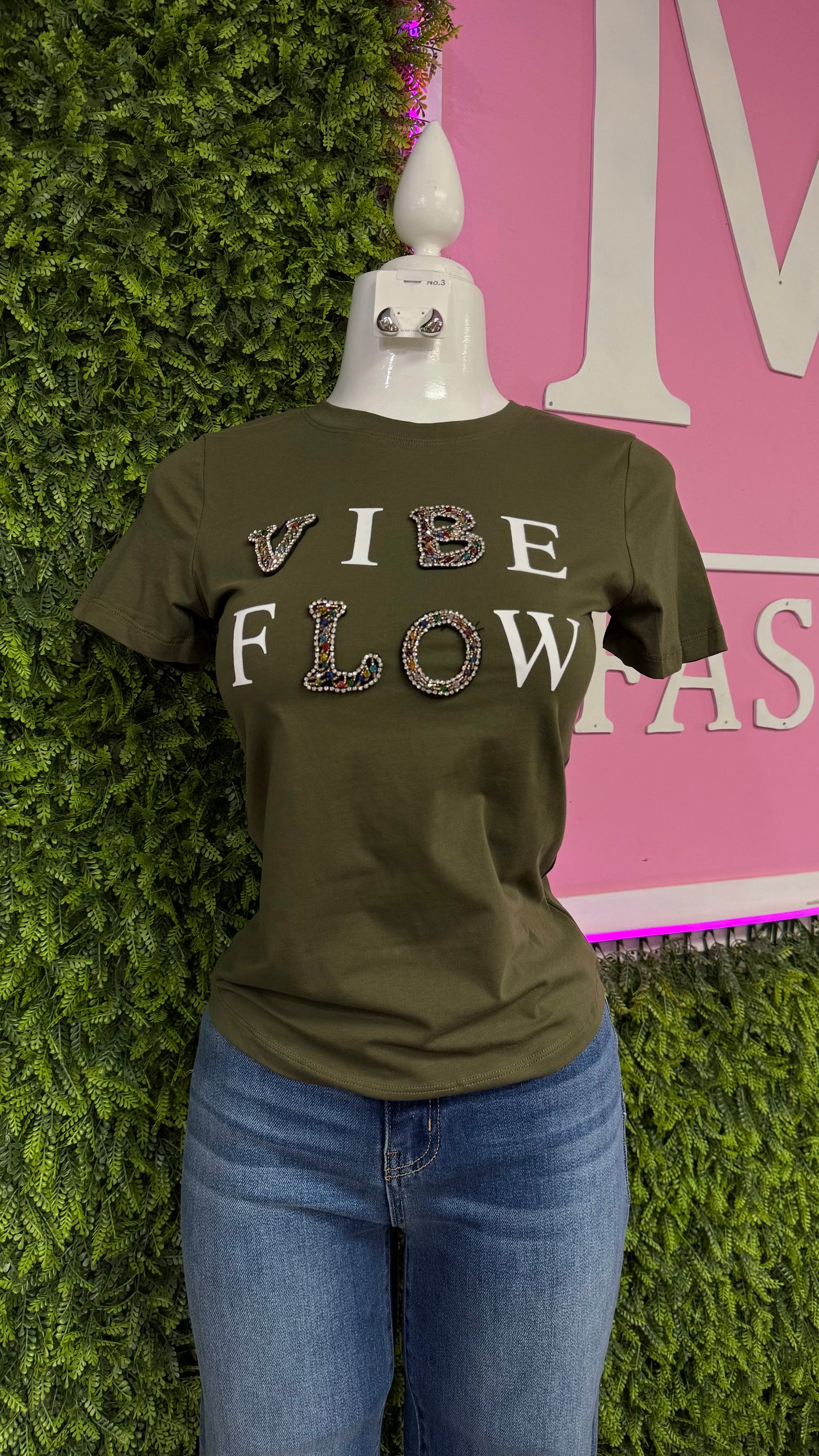 Olive Graphic T-Shirt