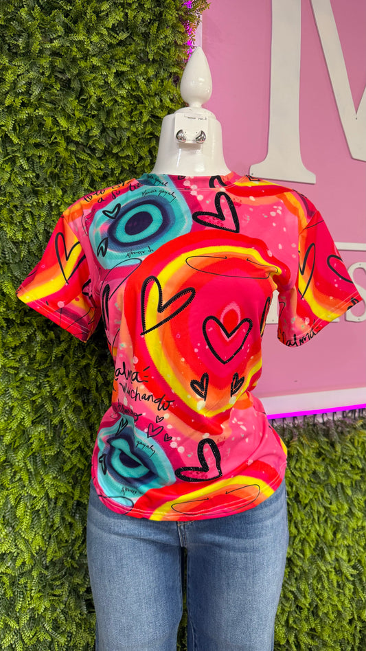 Multicolor Graphic T-Shirt