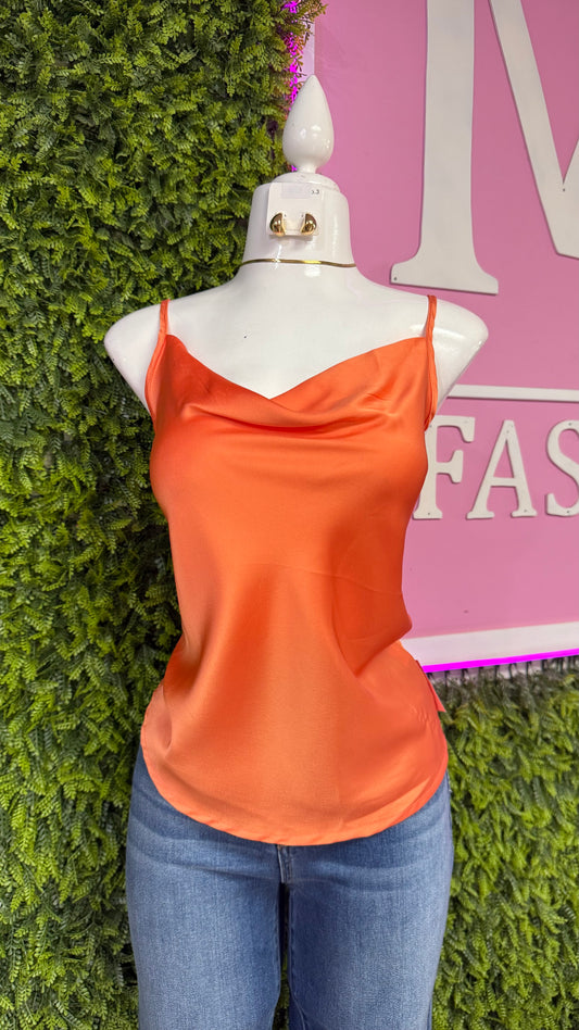 Satin Tank Top