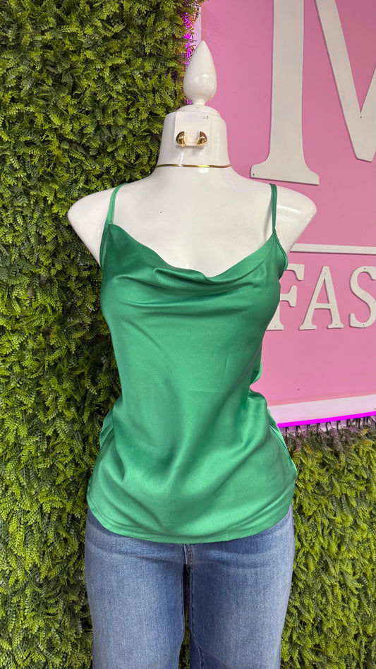 Satin Tank Top