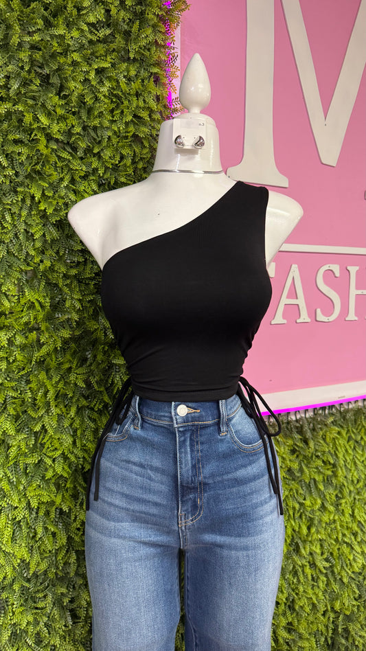 One Sleeve Crop Top