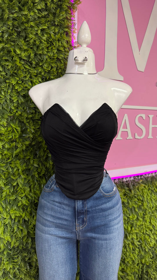 Mesh Corset Top