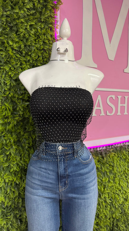 Rhinestone Tube Top