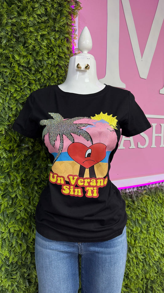 Black Graphic T-Shirt