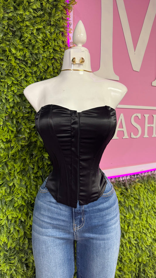 Satin Corset Top