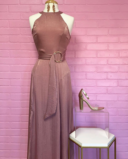 Dusty Rose Maxi Dress
