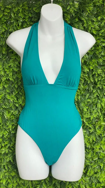 One Piece Halter Neck Bikini