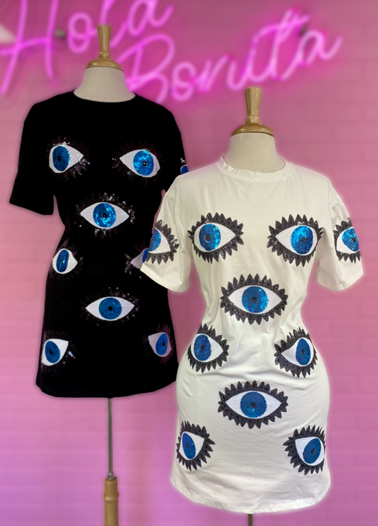 Eye T-shirt Dress